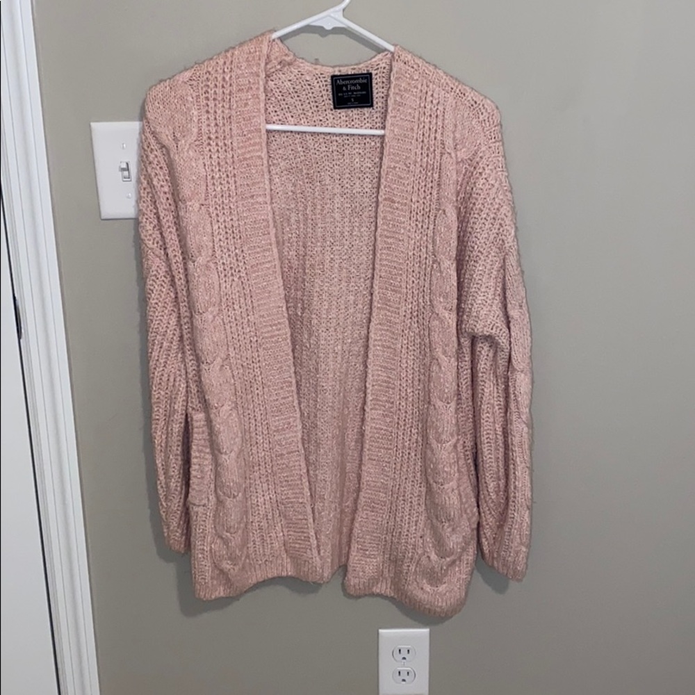 Abercrombie and Fitch Pink Cardigan